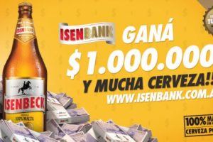 Promo Isenbank 2016 de Isenbeck: ¡Ganen un millón de pesos!
